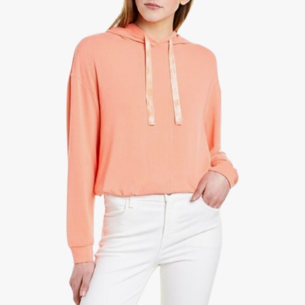 Adyson Parker Terry Hoodie in Ripe Guava Womens Size XL